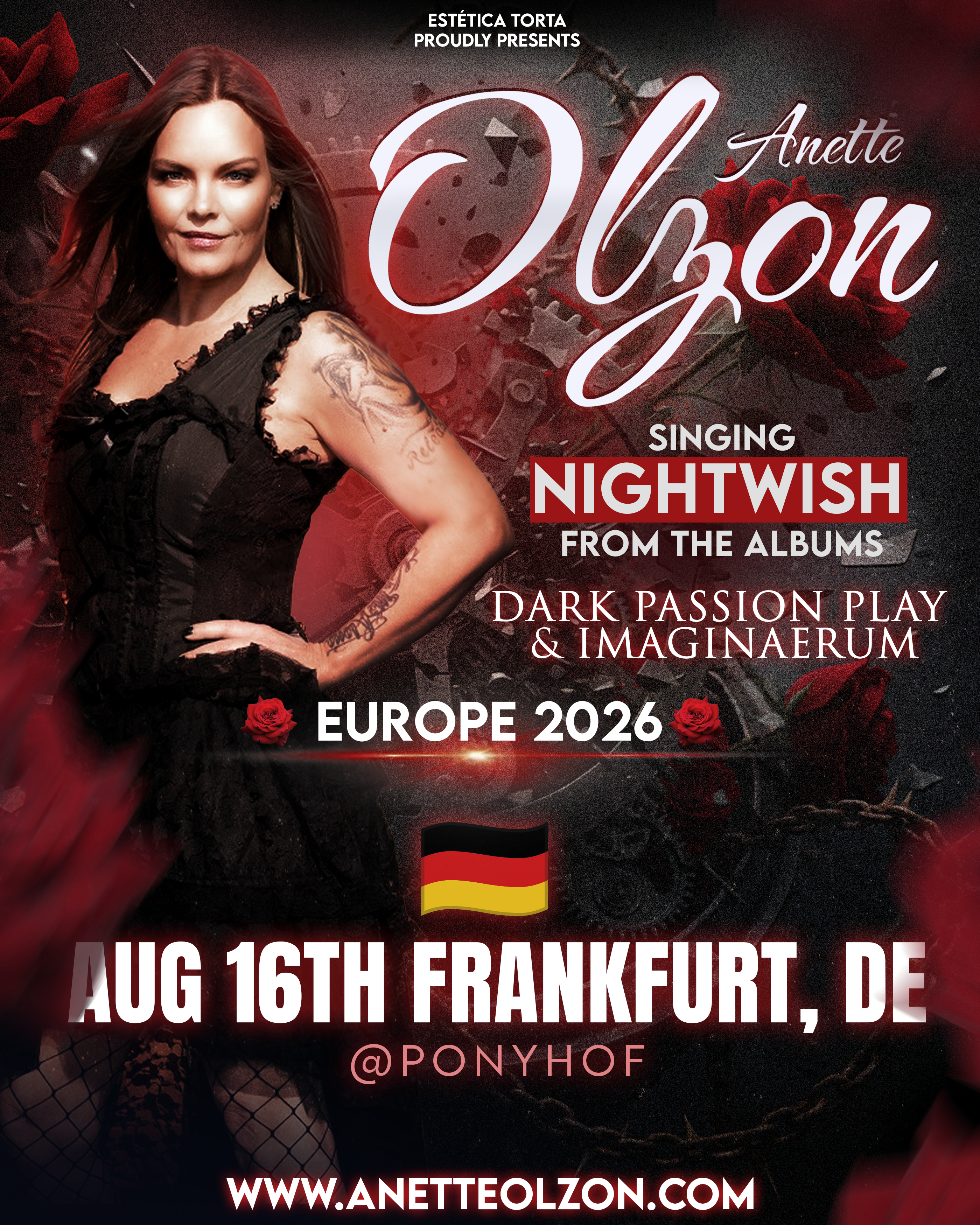 AUG/16 - ANETTE OLZON - Frankfurt am Main, Deutschland