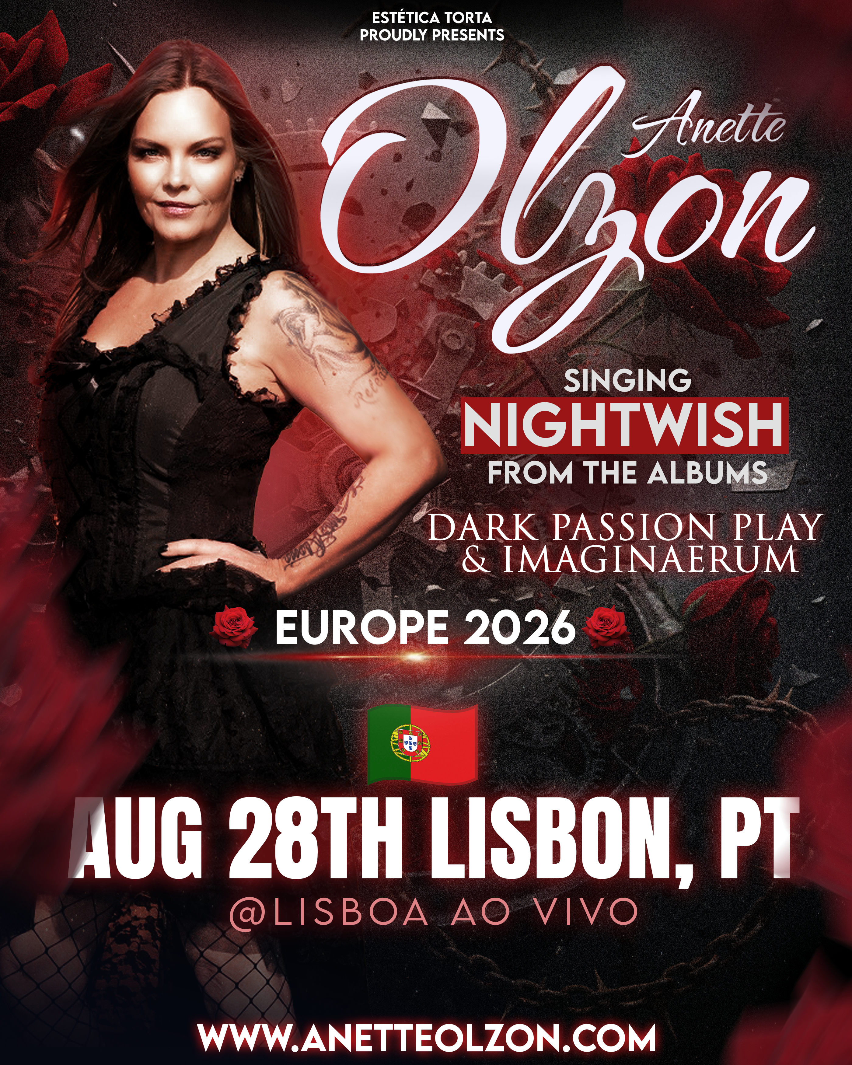 AUG/28 - ANETTE OLZON - Lisboa, Portugal