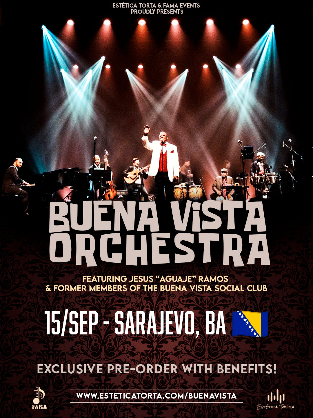 SEP/15 - BUENA VISTA ORCHESTRA - Sarajevo, Bosna i Hercegovina
