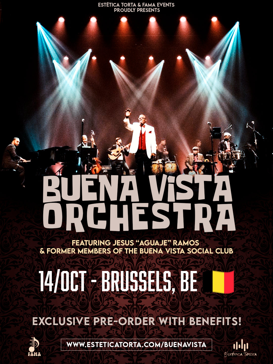 OCT/14 - BUENA VISTA ORCHESTRA - Bruxelles, Belgique