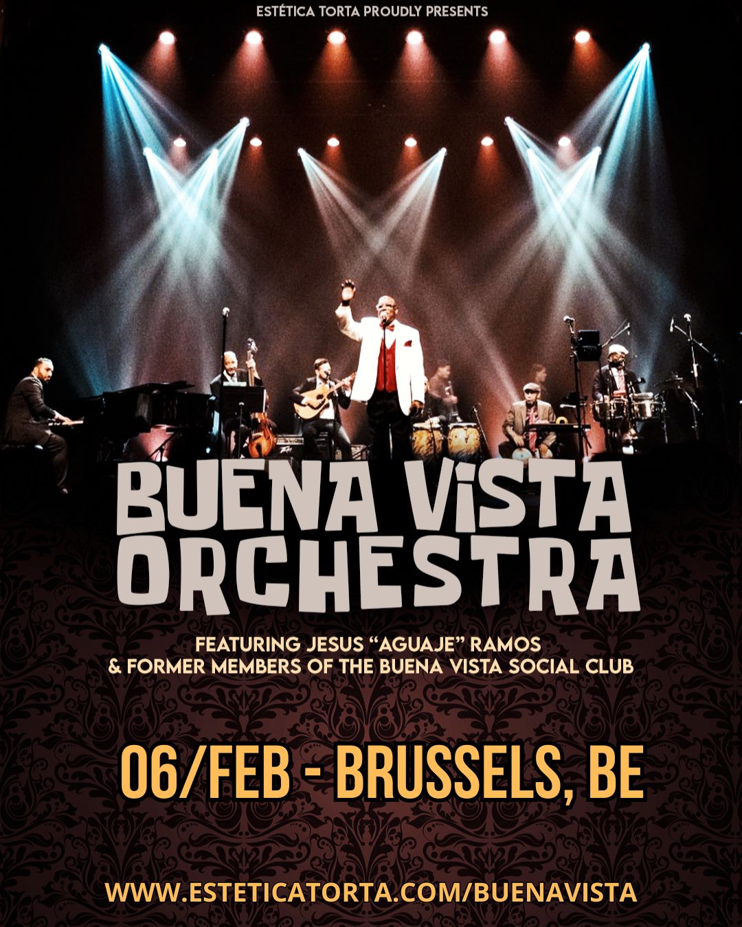FEB/06 - BUENA VISTA ORCHESTRA - Bruxelles, Belgique