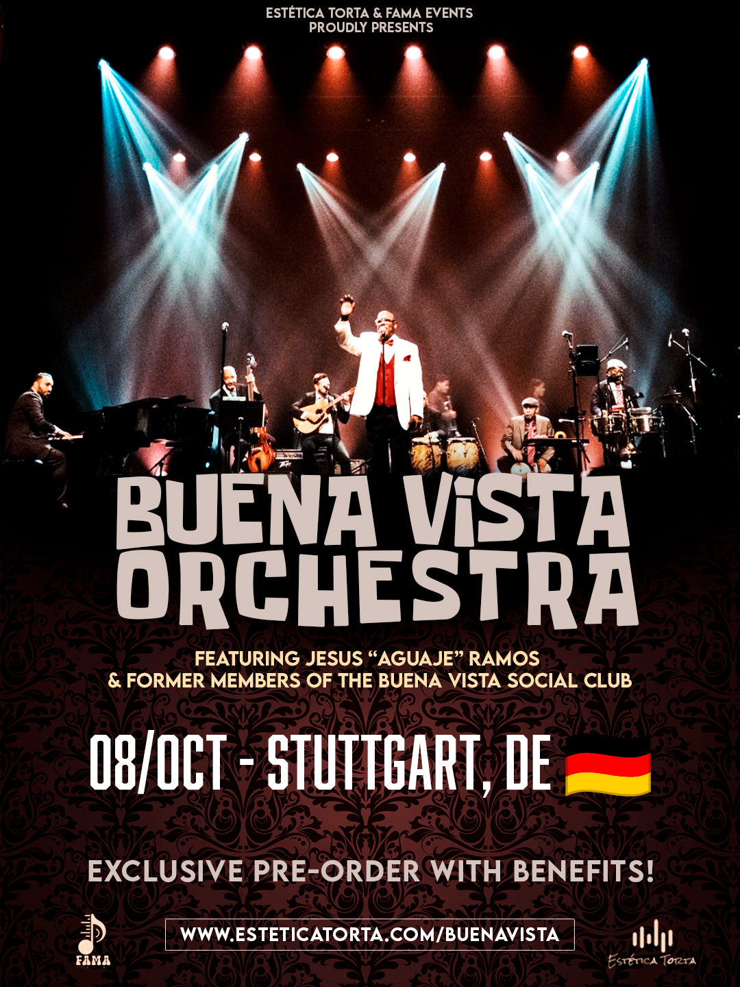 OCT/08 - BUENA VISTA ORCHESTRA - Stuttgart, Deutschland