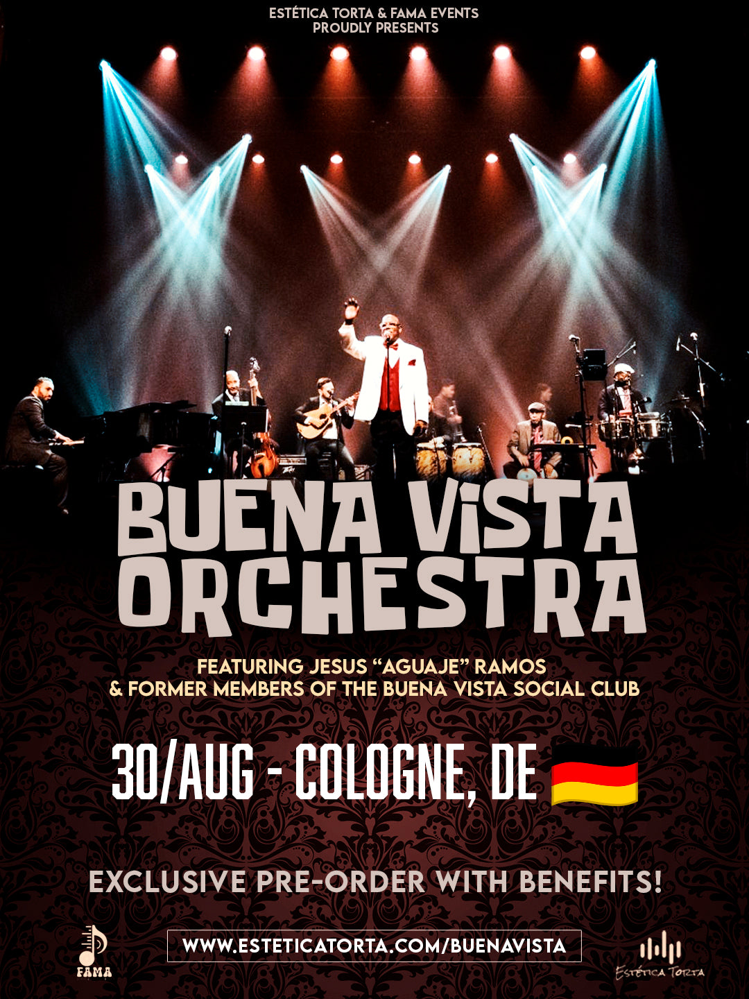 AUG/30 - BUENA VISTA ORCHESTRA - Köln, Deutschland