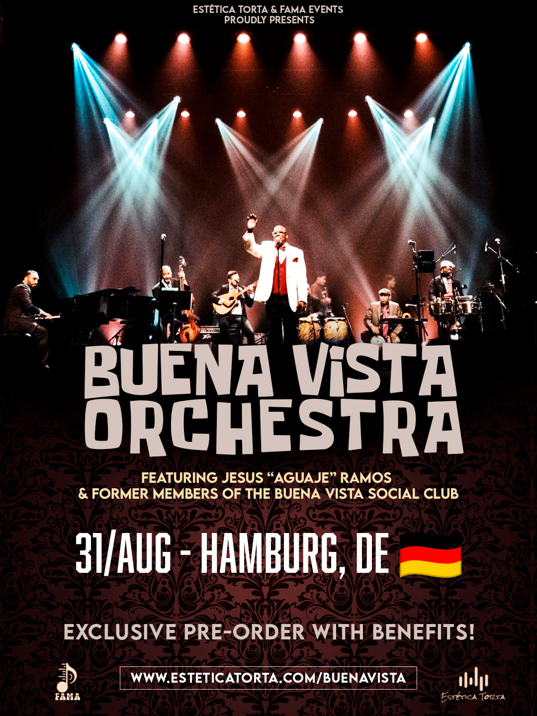 AUG/31 - BUENA VISTA ORCHESTRA - Hamburg, Deutschland