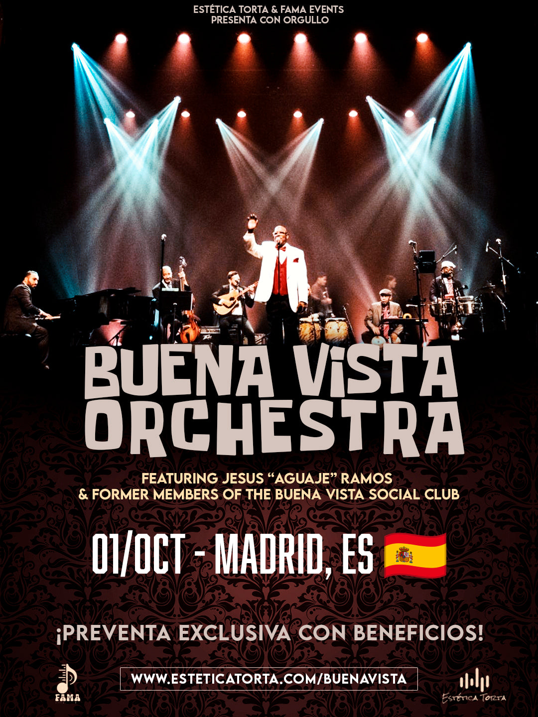 OCT/01 - BUENA VISTA ORCHESTRA - Madrid, España