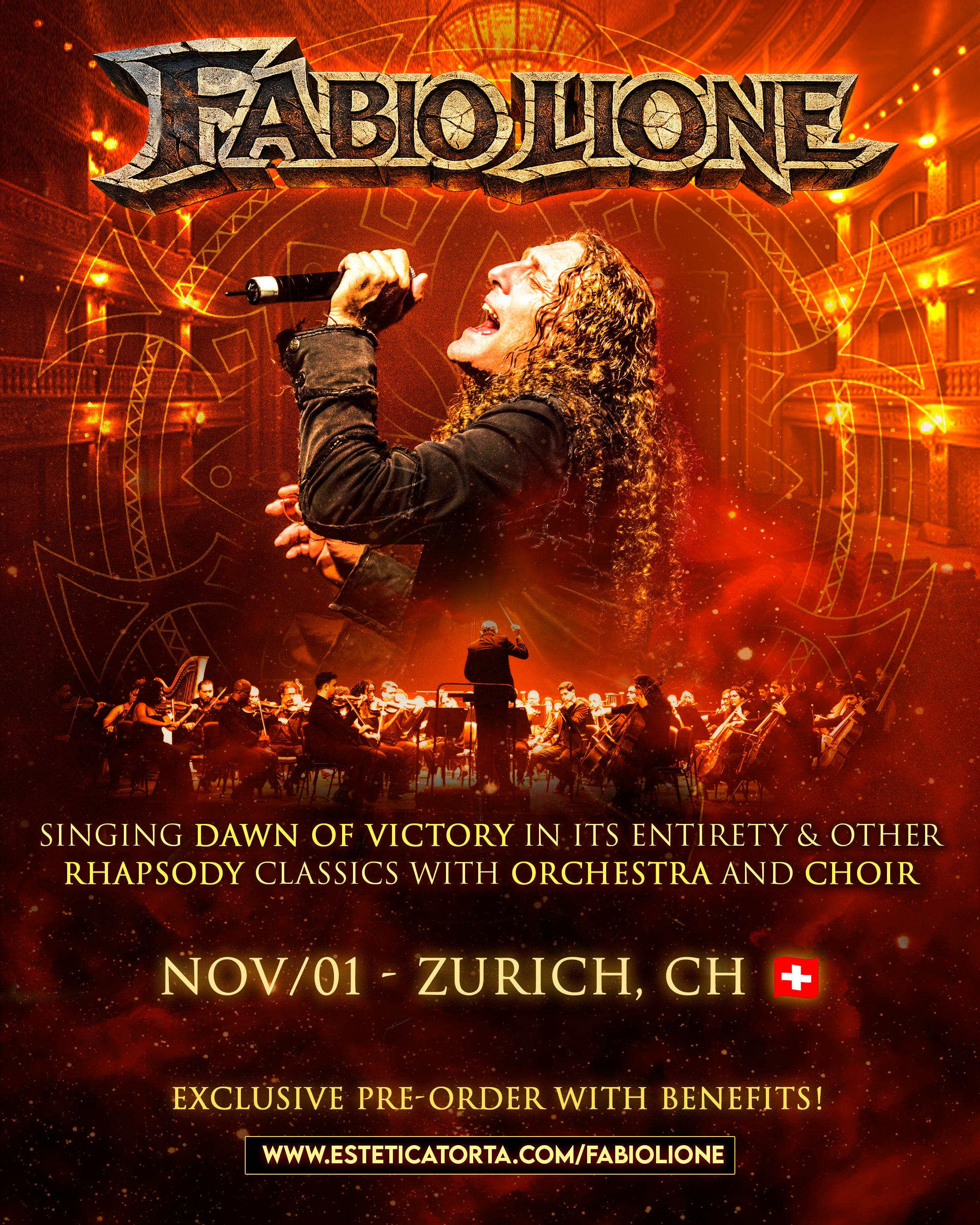 NOV/01 - FABIO LIONE & ORCHESTRA - Zürich, CH