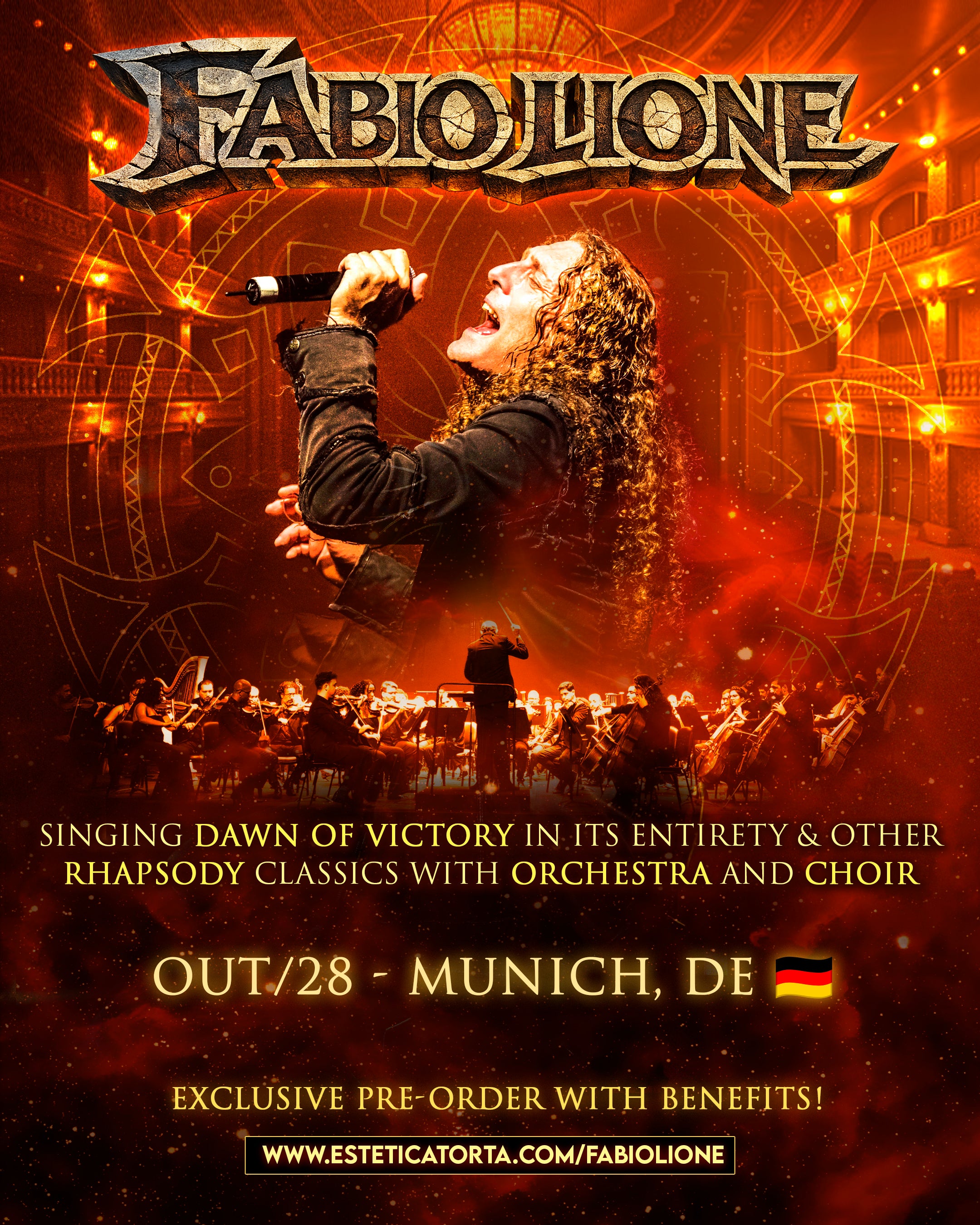 OCT/28 - FABIO LIONE & ORCHESTRA - München, DE