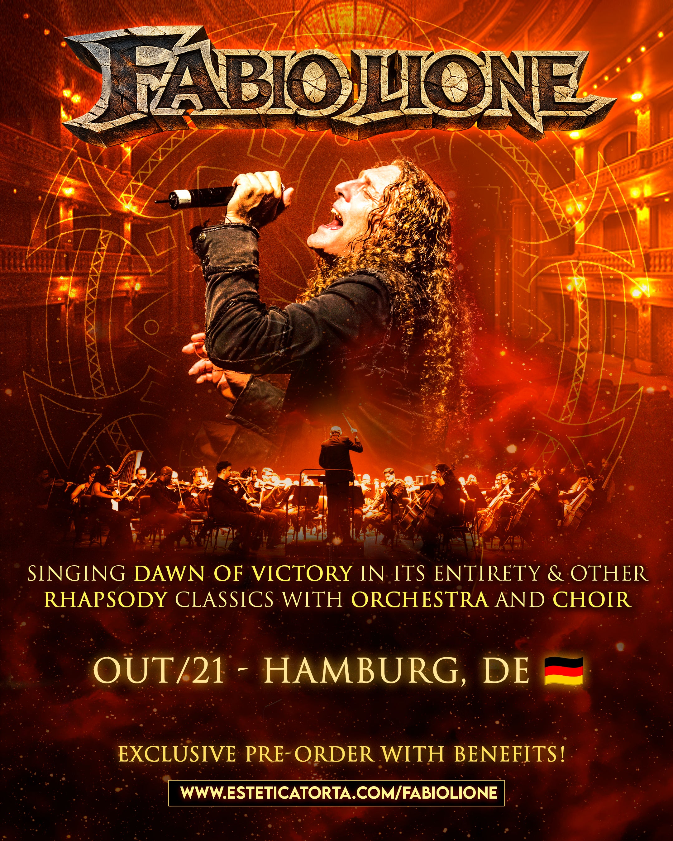 OCT/21 - FABIO LIONE & ORCHESTRA - Hamburg, DE