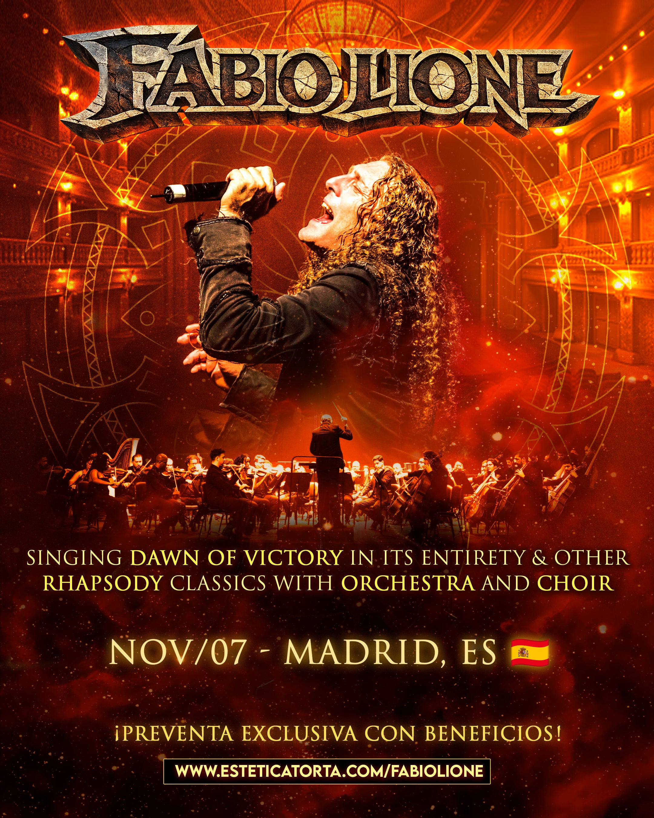 NOV/07 - FABIO LIONE & ORCHESTRA - Madrid, ES