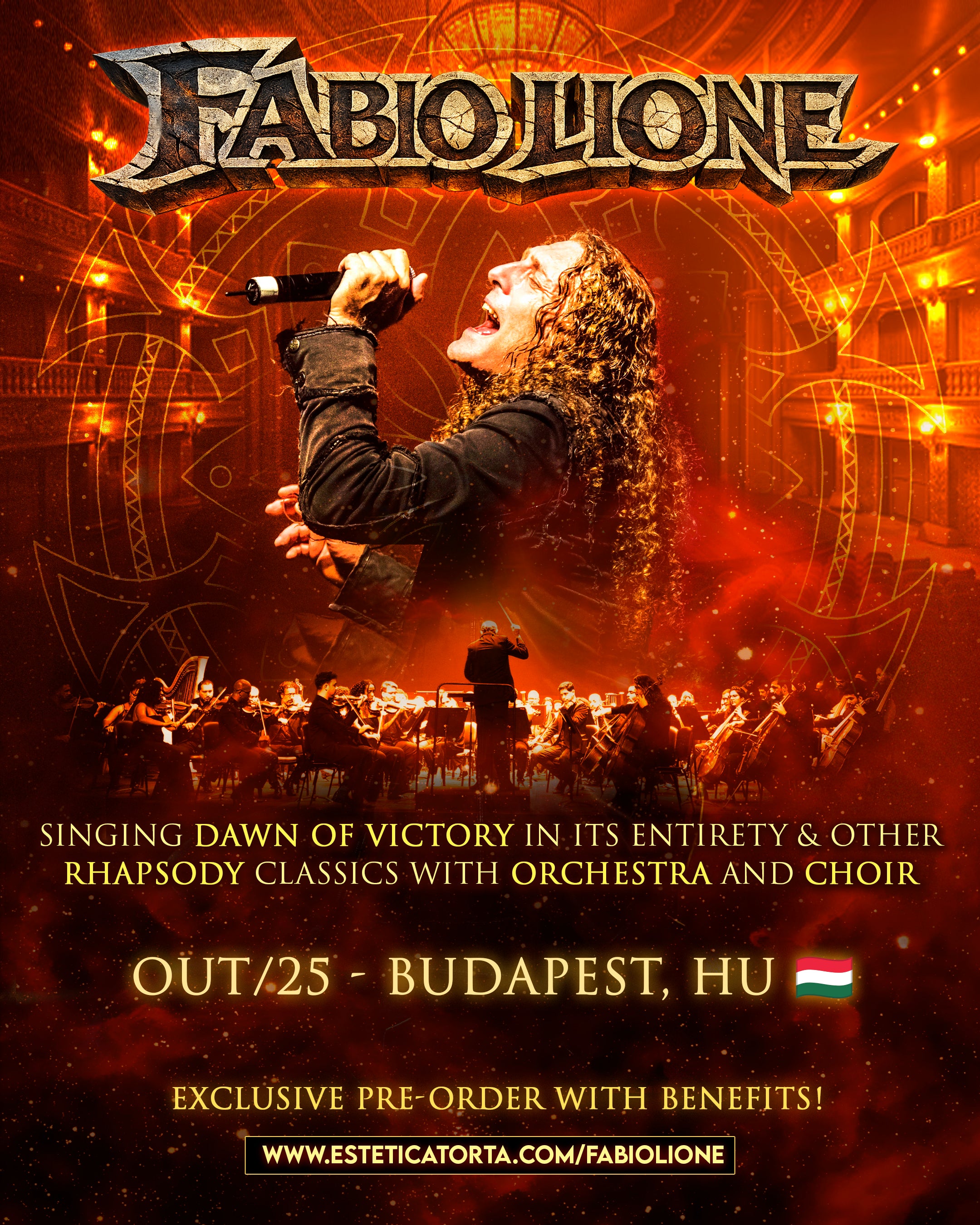 OCT/25 - FABIO LIONE & ORCHESTRA - Budapest, HU