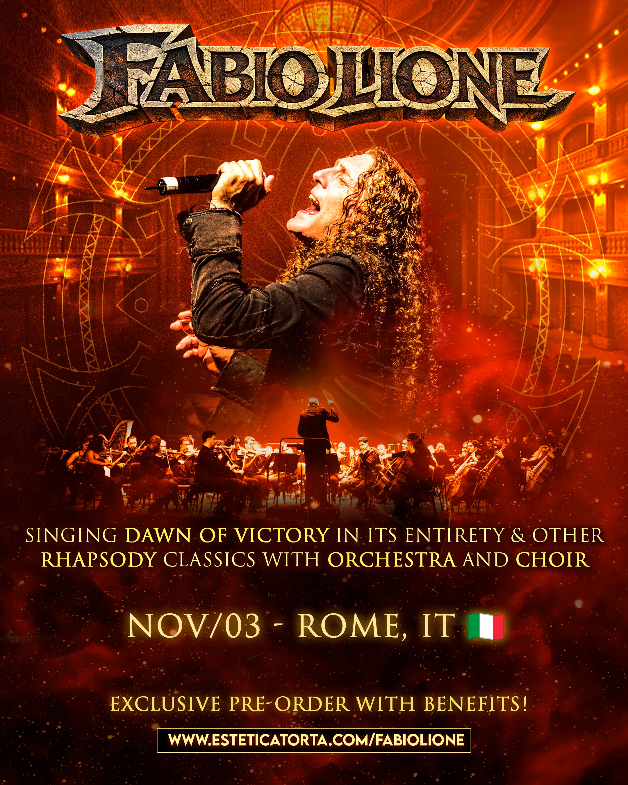 NOV/03 - FABIO LIONE & ORCHESTRA - Roma, IT