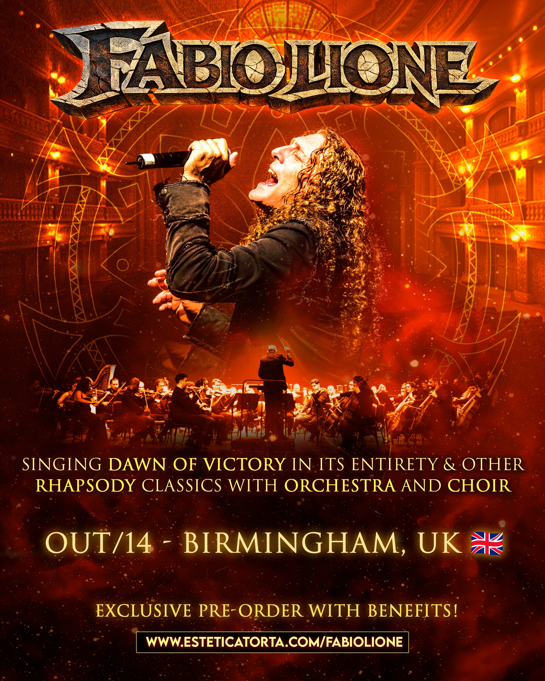 OCT/14 - FABIO LIONE & ORCHESTRA - Birmingham, UK