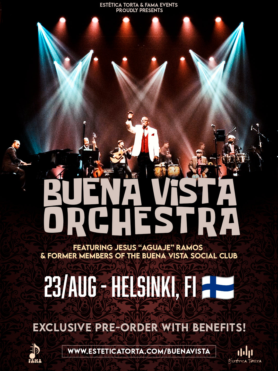 AUG/23 - BUENA VISTA ORCHESTRA - Helsinki, Suomi