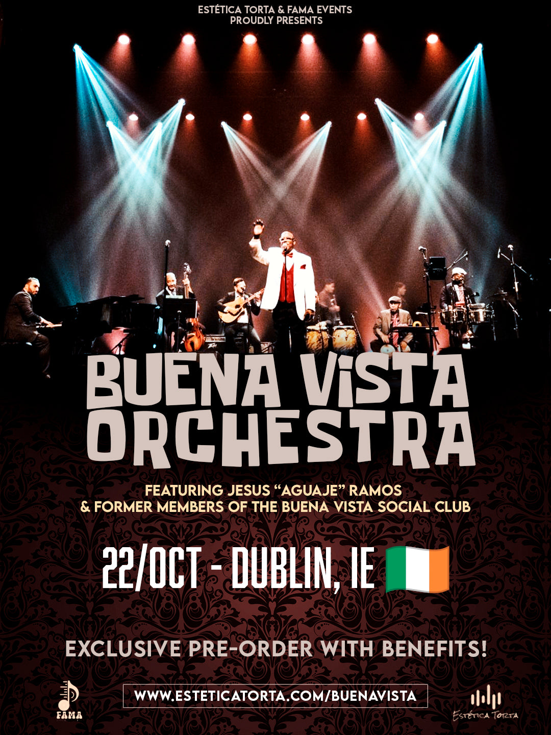 OCT/22 - BUENA VISTA ORCHESTRA - Dublin, Ireland