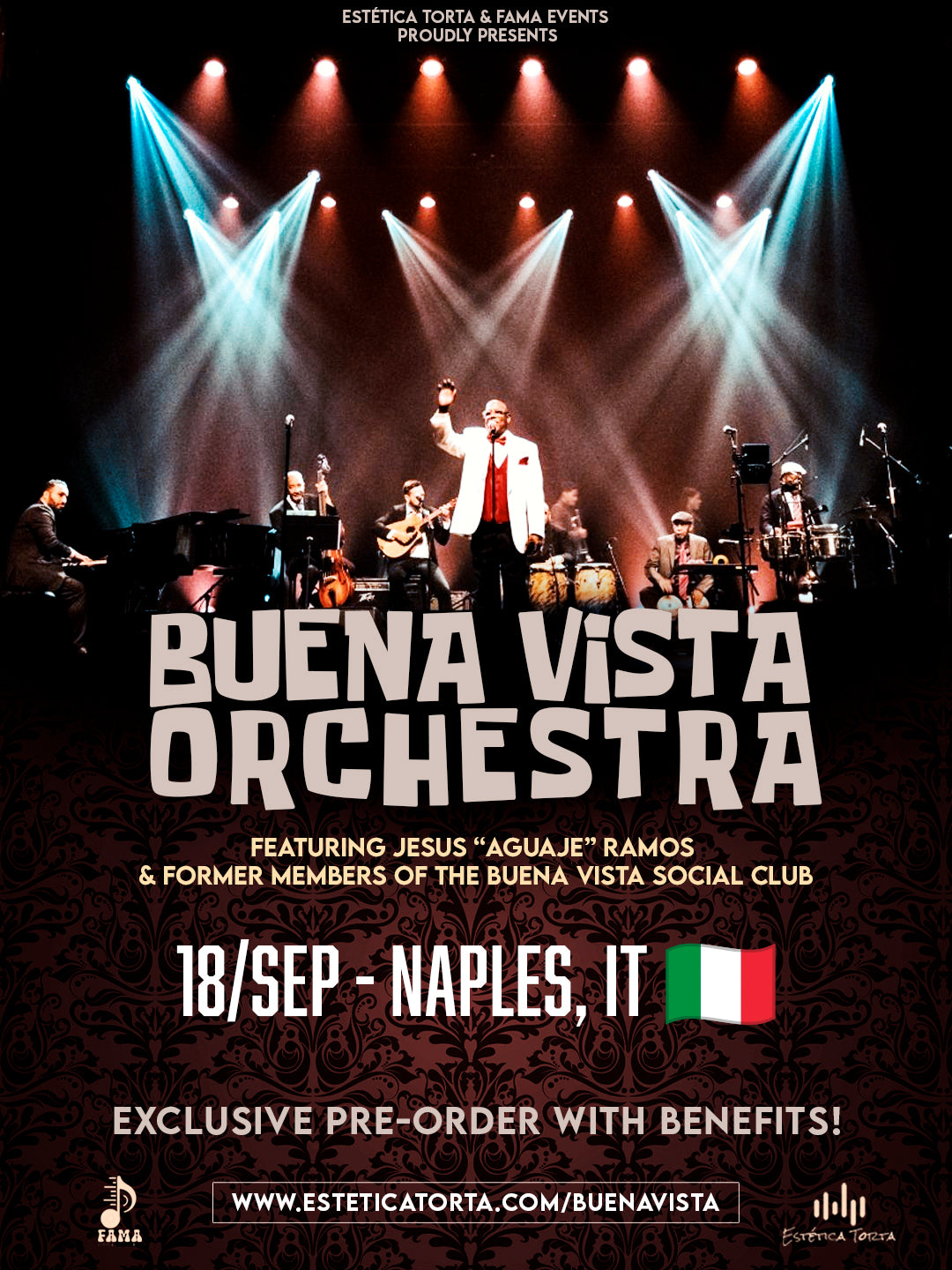 SEP/18 - BUENA VISTA ORCHESTRA - Napoli, Italia