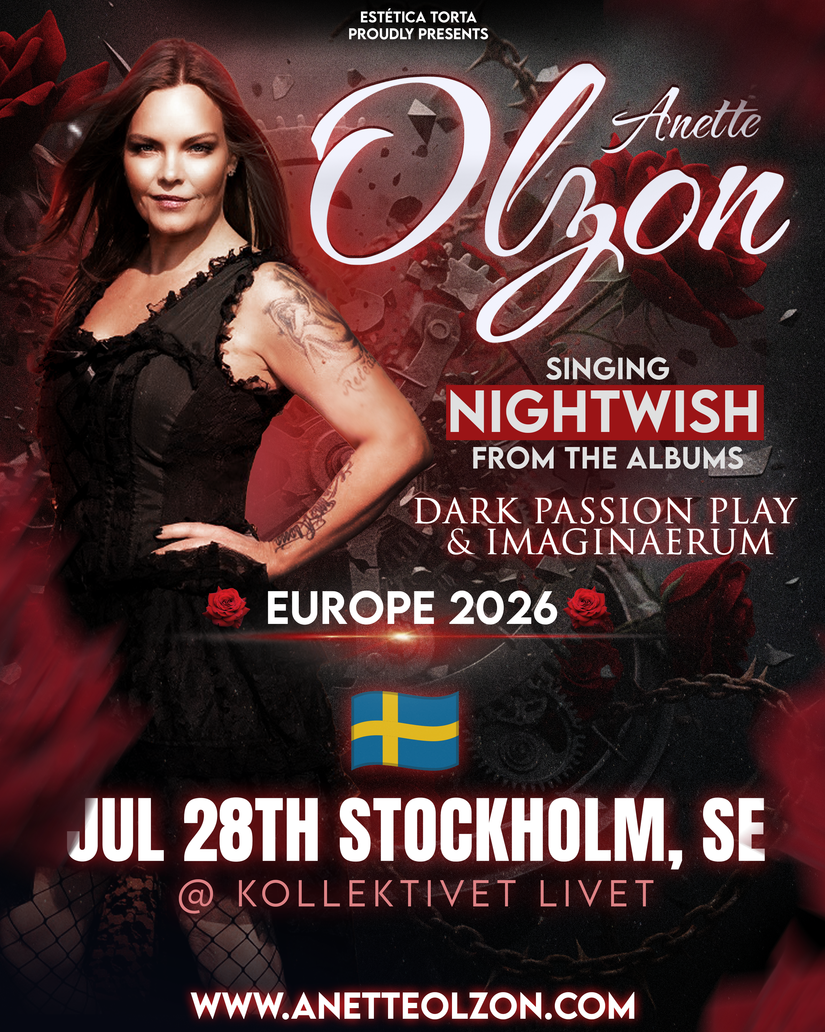 JUL/28 - ANETTE OLZON - Stockholm, Sverige