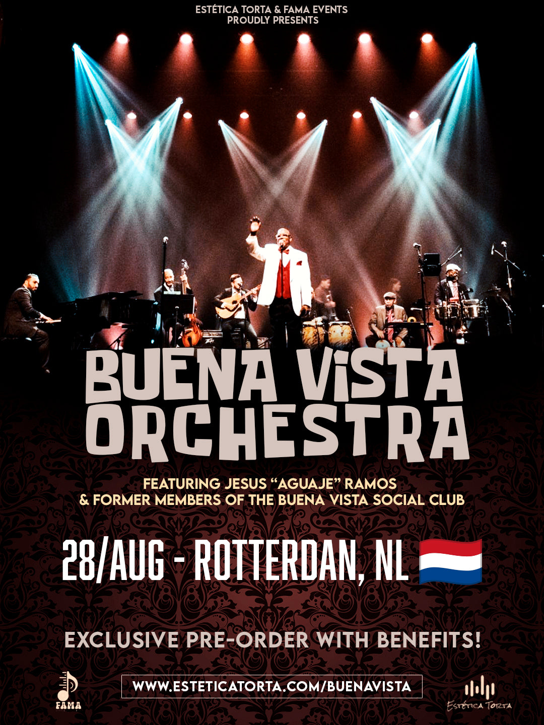 AUG/28 - BUENA VISTA ORCHESTRA - Rotterdam, Nederland