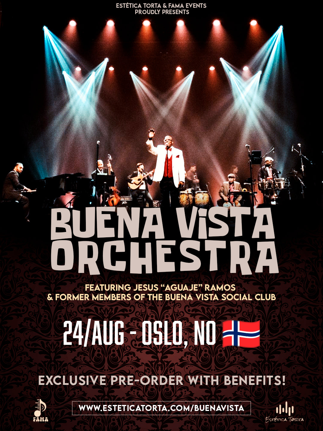 AUG/24 - BUENA VISTA ORCHESTRA - Oslo, Norge