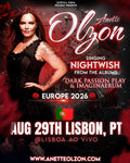 AUG/29 - ANETTE OLZON - Lisboa, Portugal