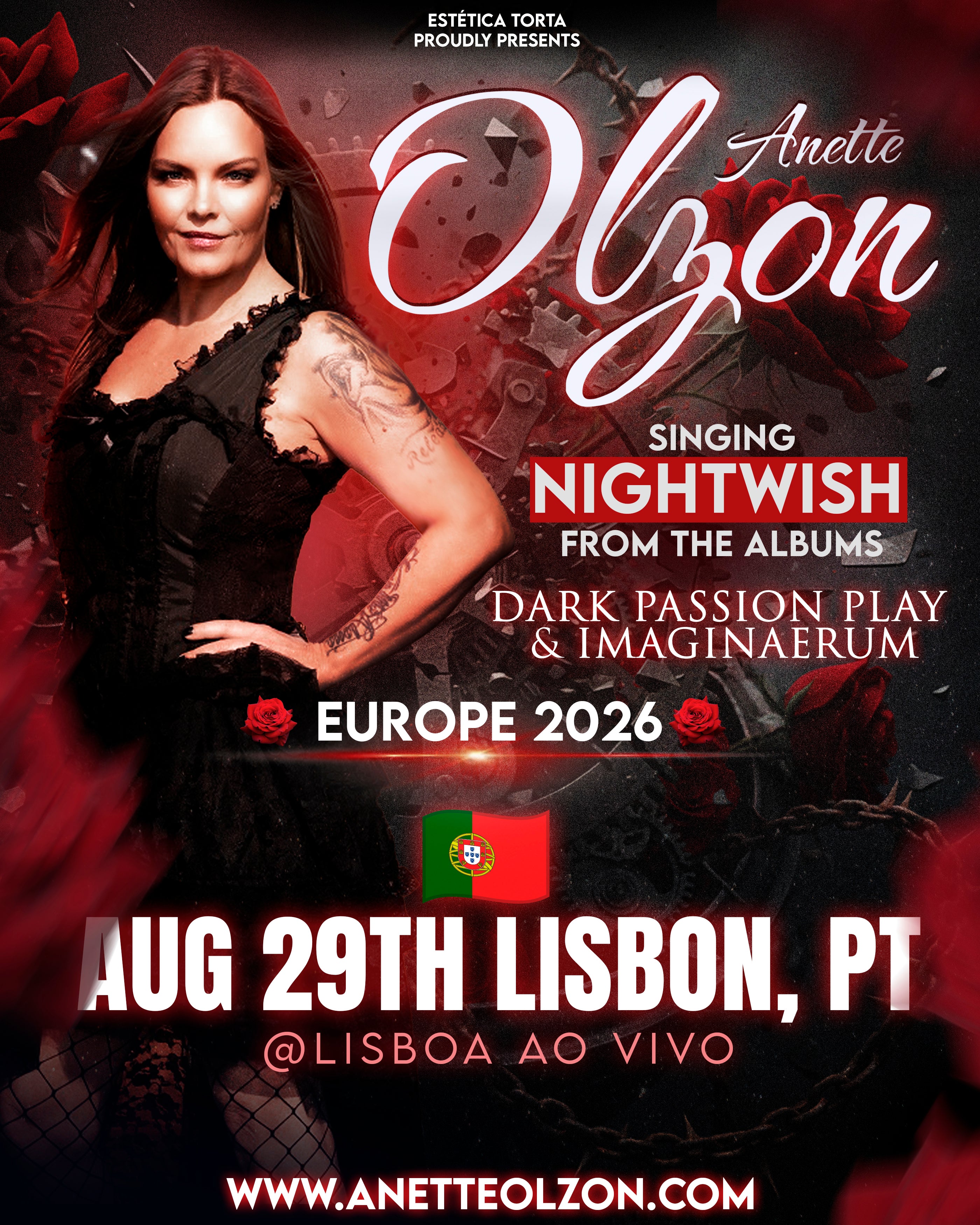 AUG/29 - ANETTE OLZON - Lisboa, Portugal
