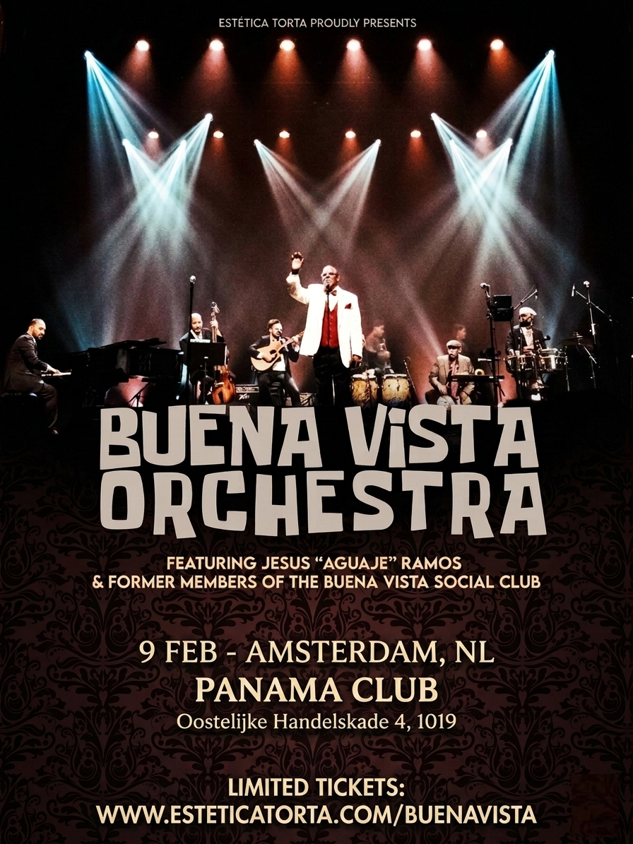 FEB/09 - BUENA VISTA ORCHESTRA - Amsterdam, Nederland
